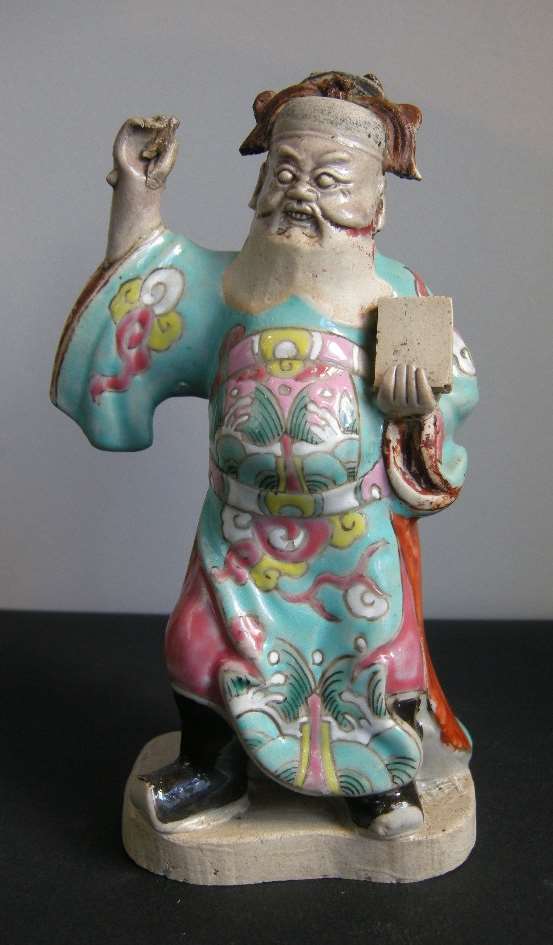 Figure porcelain Kuei H'si litterature  demon